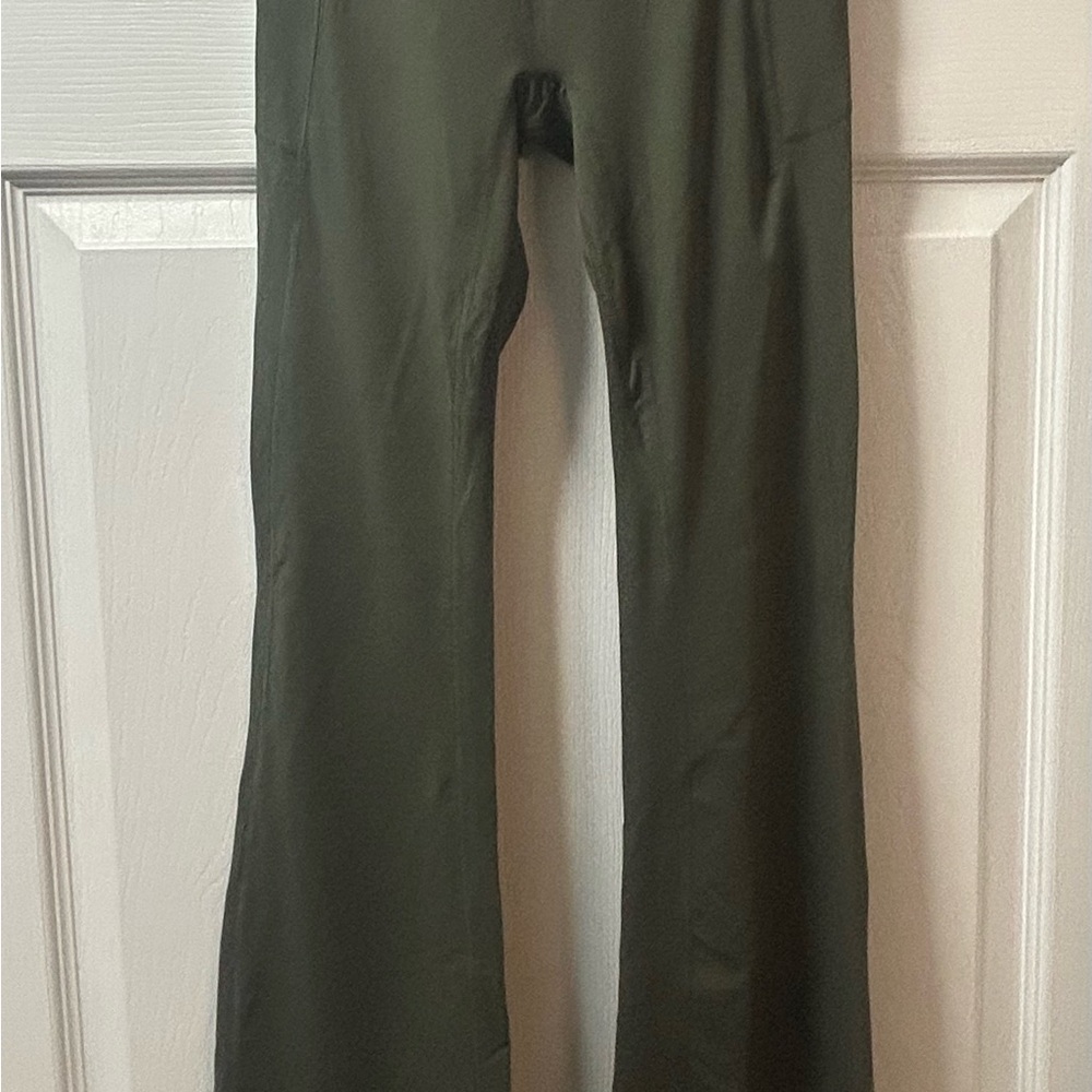 HALARA Flared Leggings - Olive XS - Picture 2 of 14